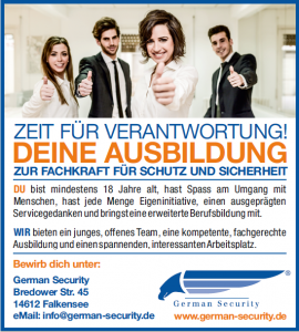 Sicherheitsdienst, Ausbildung