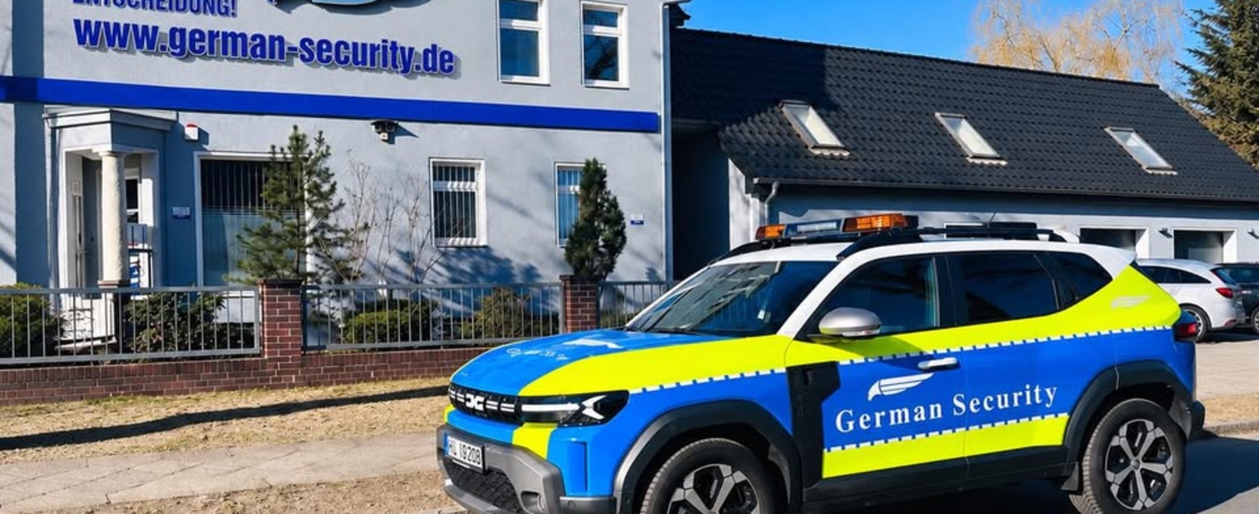 Einsatzfahrzeuge von German Security für mobilen Sicherheitsdienste in Berlin und Brandenburg
